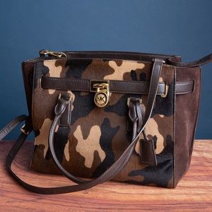 Michael Kors Camp Haircalf Bag